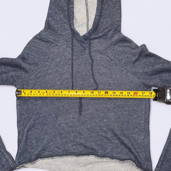 Hollister Dark Gray Hoodie with Light Gray Lining - Picture 4 of 4